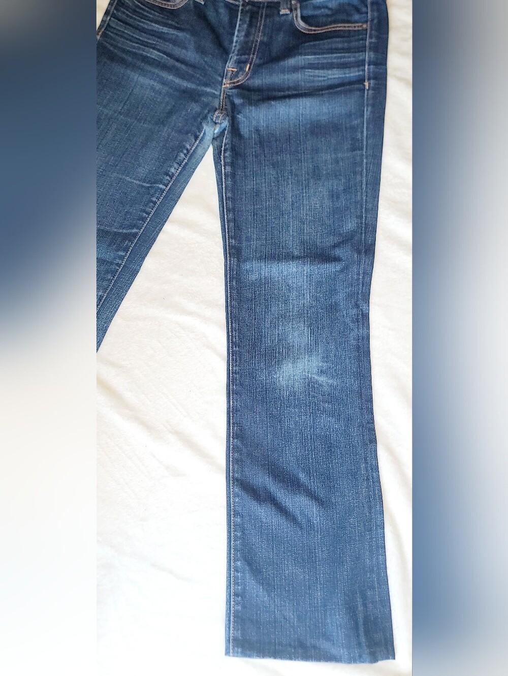 J Brand Jeans The Straight Leg Ink Dark Wash Blue Denim Classic Stretch Sz 27x27 - Picture 4 of 10